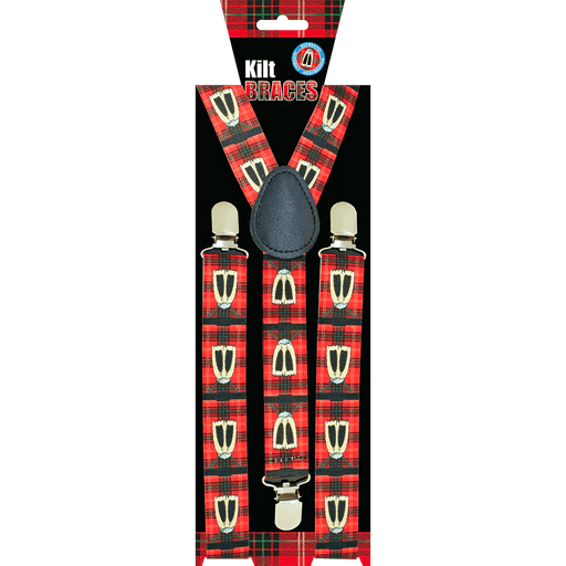 Instakilt Braces – Elasticated Suspenders with Signature “Instakilt” Design (Adult) - Heritage Of Scotland - Instakilt