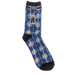 Instakilt Socks – Scottish Novelty Socks in Red, Blue, or Green (Cotton Blend) - Heritage Of Scotland - Blue