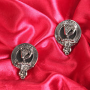 Ireland Clan Badge, Kilt Pin, Lapel Pin, Cufflinks, Keyring/Key Fob & Gift Set — Fine Pewter by Art Pewter — Made in Scotland (Shiny Finish) - Heritage Of Scotland - Cufflinks
