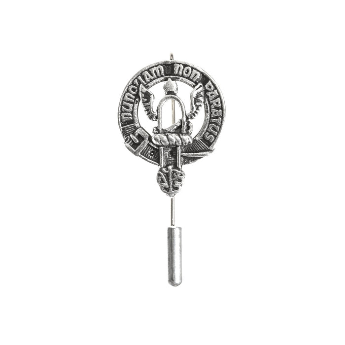 Johnstone Clan Badge, Kilt Pin, Lapel Pin, Cufflinks, Keyring/Key Fob & Gift Set — Fine Pewter by Art Pewter — Made in Scotland (Shiny Finish) - Heritage Of Scotland - Lapel Pin