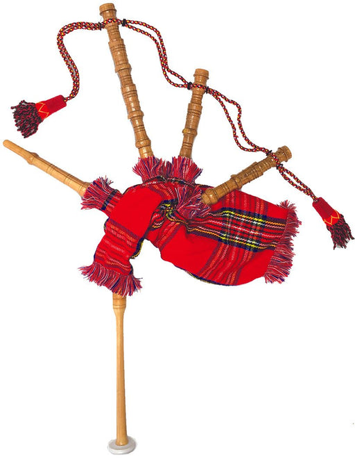 Junior Playable Bagpipes – Royal Stewart & Blackwatch Tartan Kids’ Scottish Toy with Reed - Heritage Of Scotland - Royal Stewart