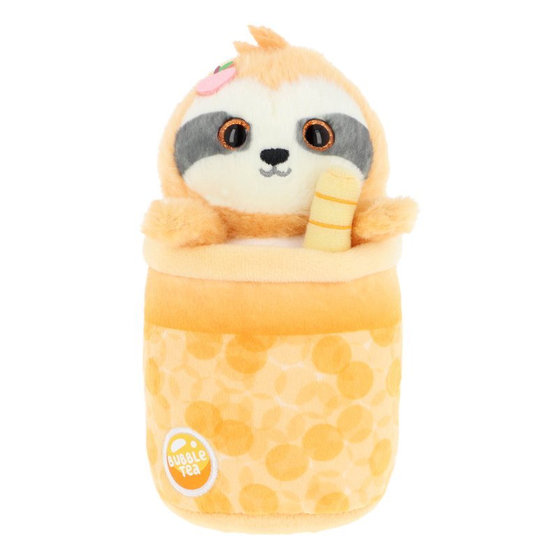 Keel Toys Café Cute Bubble Tea Soft Toys - Sloth - Heritage Of Scotland -