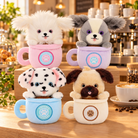Keel Toys Café Cute Puppachino Soft Toys – Puppy Plush - Pug Cream - Heritage Of Scotland -