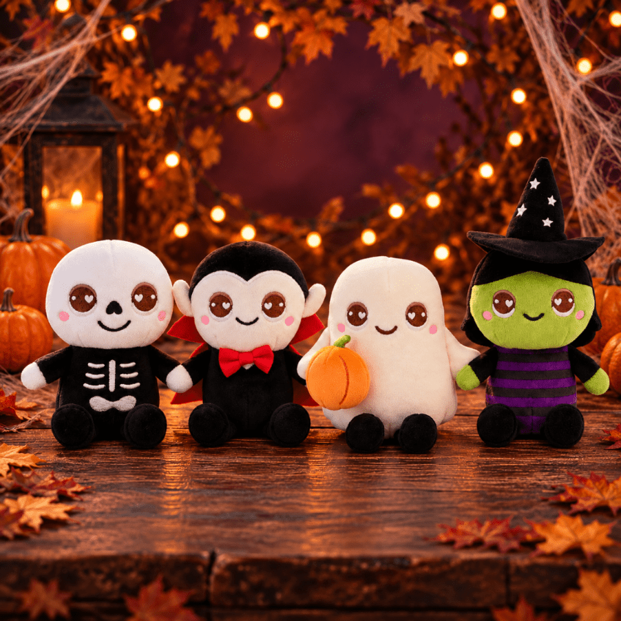 Keel Toys Halloween Spookamals Mini Soft Toys - Ghost - Heritage Of Scotland -