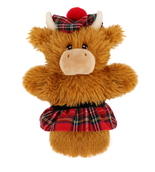 Keeleco Highland Cow W Kilt & Tammy - Heritage Of Scotland - BROWN