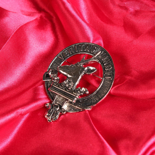 Keith Clan Badge, Kilt Pin, Lapel Pin, Cufflinks, Keyring/Key Fob & Gift Set — Fine Pewter by Art Pewter — Made in Scotland (Shiny Finish) - Heritage Of Scotland - Badge