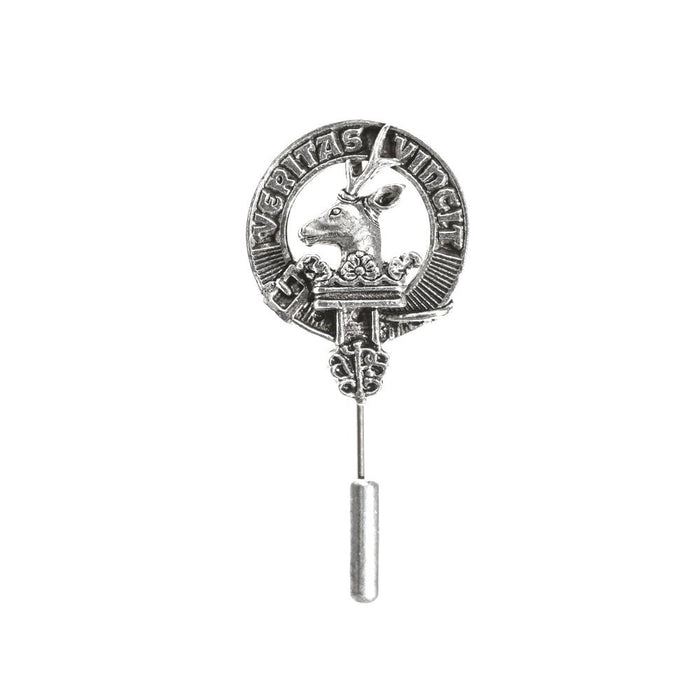 Keith Clan Badge, Kilt Pin, Lapel Pin, Cufflinks, Keyring/Key Fob & Gift Set — Fine Pewter by Art Pewter — Made in Scotland (Shiny Finish) - Heritage Of Scotland - Lapel Pin