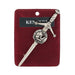 Kennedy Clan Badge, Kilt Pin, Lapel Pin, Cufflinks, Keyring/Key Fob & Gift Set — Fine Pewter by Art Pewter — Made in Scotland (Shiny Finish) - Heritage Of Scotland - Kilt Pin