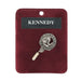 Kennedy Clan Badge, Kilt Pin, Lapel Pin, Cufflinks, Keyring/Key Fob & Gift Set — Fine Pewter by Art Pewter — Made in Scotland (Shiny Finish) - Heritage Of Scotland - Lapel Pin