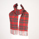 Kids 100% Cashmere Tartan Mini Scarf - STEWART ROYAL - Heritage Of Scotland -