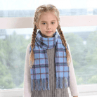 Kids 100% Cashmere Tartan Mini Scarf - WORLD PEASE TARTAN - Heritage Of Scotland -