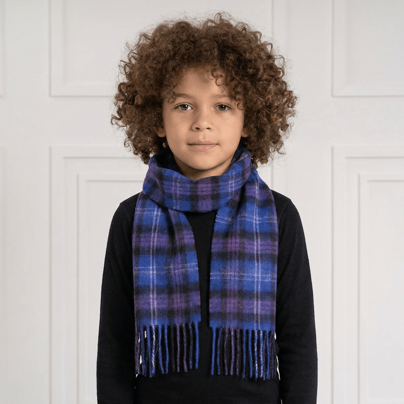 Kids 100% Lambswool Tartan Mini Scarf – Soft Children’s Wool Scarf - HERITAGE OF SCOTLAND - Heritage Of Scotland -