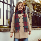 Kids 100% Lambswool Tartan Mini Scarf – Soft Children’s Wool Scarf - LINDSAY - Heritage Of Scotland -