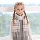 Kids 100% Lambswool Tartan Mini Scarf – Soft Children’s Wool Scarf - THOMSON PALE - Heritage Of Scotland - Thomson Pale