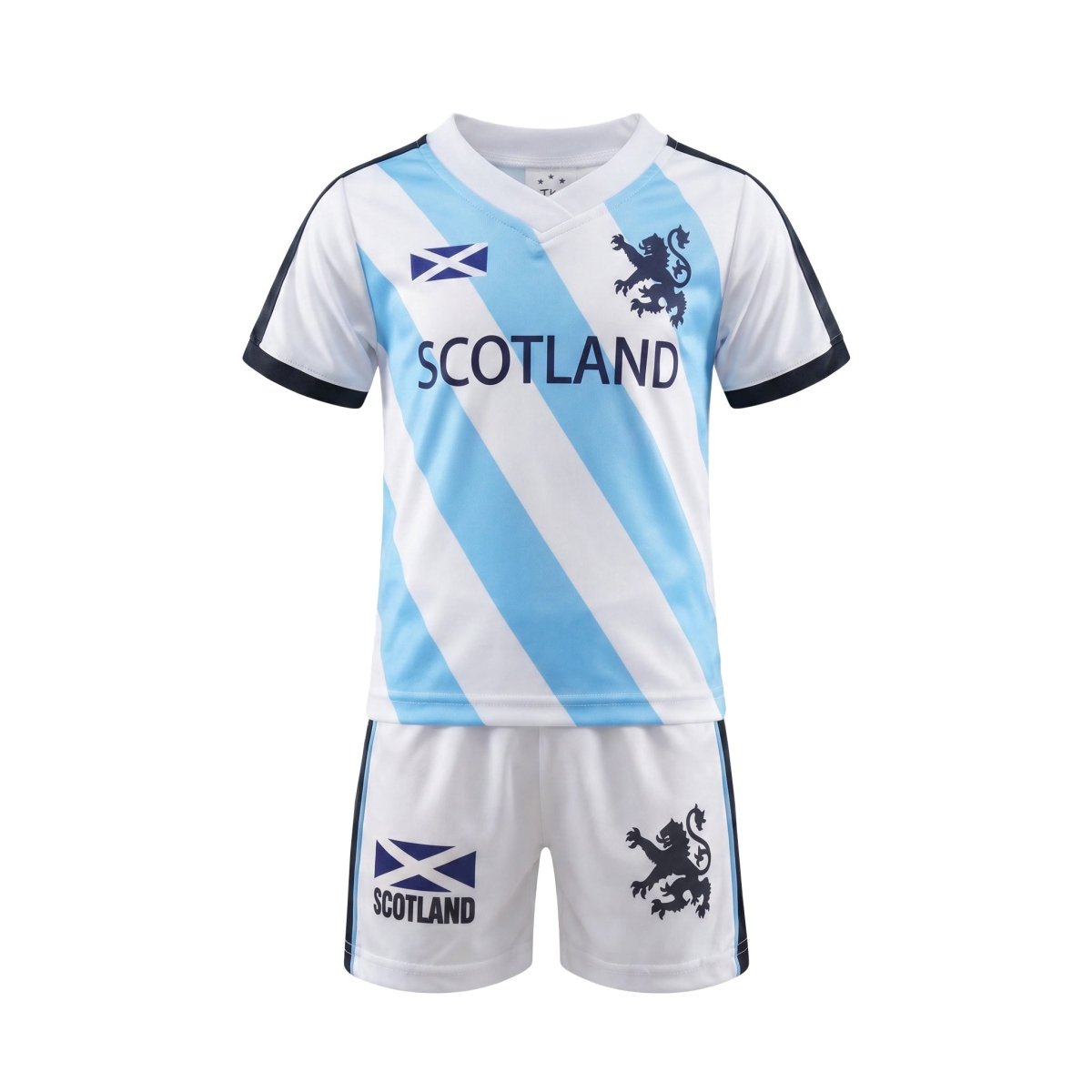 Kids Blue Scotland Football Kit - Heritage Of Scotland - 6 - 12 Months