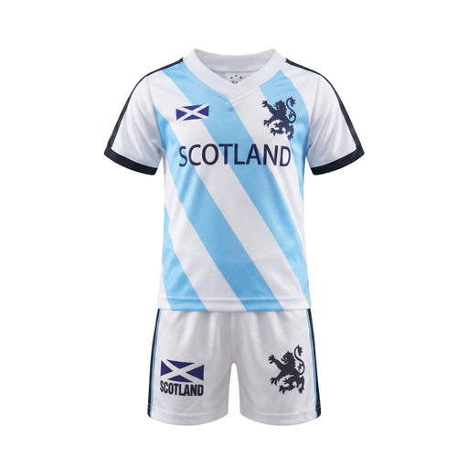 Kids Blue Scotland Football Kit - Heritage Of Scotland - 6 - 12 Months