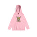 Kids Pastel Highland Cow Hooded Top Cherry Blossom - Heritage Of Scotland - CHERRY BLOSSOM