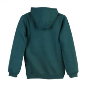 Kids Pastel Highland Cow Hooded Top Teal Teal - Heritage Of Scotland - TEAL