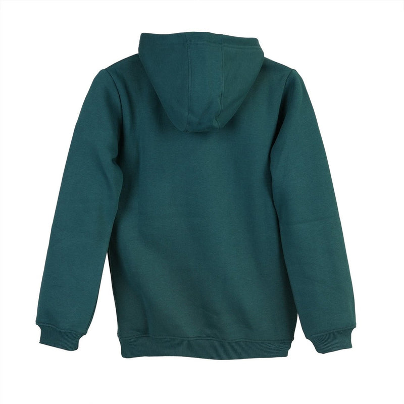 Kids Pastel Highland Cow Hooded Top Teal Teal - Heritage Of Scotland - TEAL