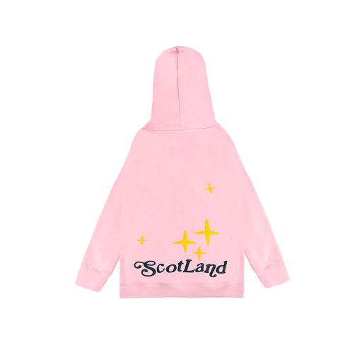 Kids Scotland 3D Puff Hoodie Cherry Blossom Pink - Heritage Of Scotland - CHERRY BLOSSOM PINK