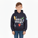 Kids Scotland 3D Puff Hoodie Navy – Children’s Hooded Sweatshirt - Heritage Of Scotland - 0 - 1 YEARS