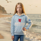 Kids Scotland Est 1314 The Brave Hoodie Baby Blue - Heritage Of Scotland - 1 - 2 Years