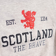 Kids Scotland Est 1314 The Brave Hoodie Grey - Heritage Of Scotland - 1 - 2 Years