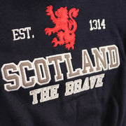 Kids Scotland Est 1314 The Brave Hoodie Navy - Heritage Of Scotland - 1 - 2 Years