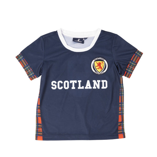 Kids Scotland Football Kit - Heritage Of Scotland - NAVY/RED