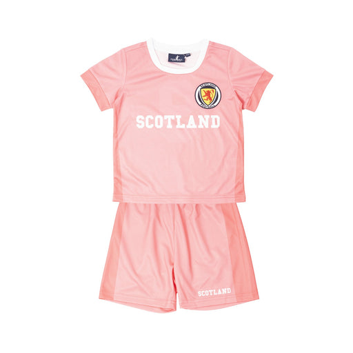 Kids Scotland Football Kit - Heritage Of Scotland - PINK/DARK PINK