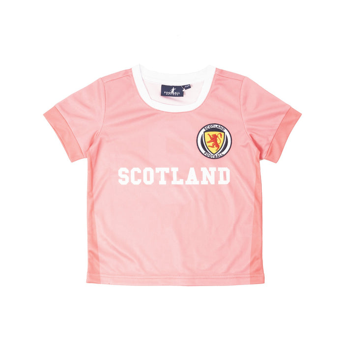 Kids Scotland Football Kit - Heritage Of Scotland - PINK/DARK PINK