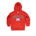 Kids Scotland Harvard Print Hooded Top - Heritage Of Scotland - RED