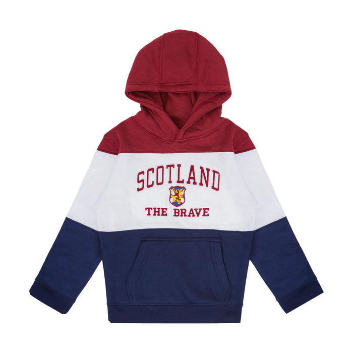 Kids Scotland The Brave 3 Pl Hooded Top - Heritage Of Scotland - MAROON/WHITE/NAVY