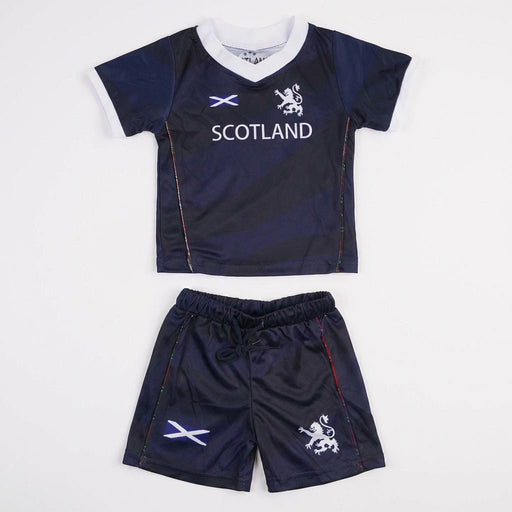 Kids Seyer Scotland Football Suit – Junior Scotland Kit - Heritage Of Scotland - 0 - 6 MONTHS