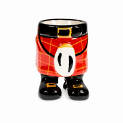 Kilt Egg Cup - RED - Heritage Of Scotland -