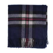 Ladies Cashmere Tartan Mini Cape Thomson Navy - Heritage Of Scotland - THOMSON NAVY