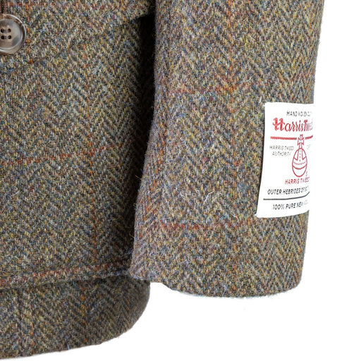 Ladies Erin Ht Field Coat Brown Herringbone - Heritage Of Scotland - BROWN HERRINGBONE