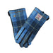 Ladies Harris Tweed Gloves Blue - Heritage Of Scotland - BLUE