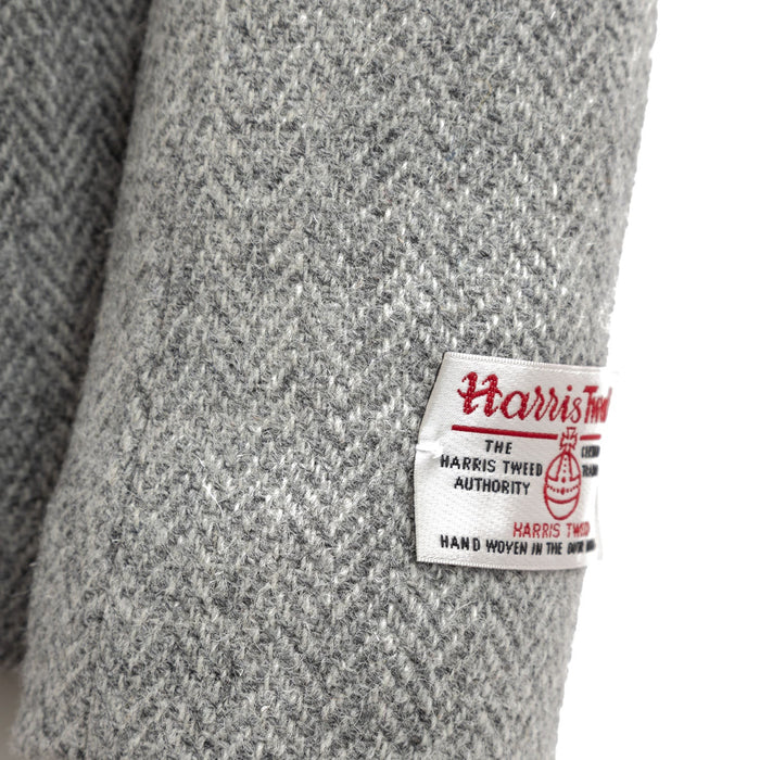 Ladies Skye Harris Tweed Jacket Grey Herringbone - Heritage Of Scotland - GREY HERRINGBONE