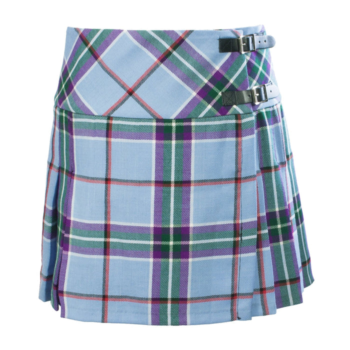 Ladies Tartan Billie Kilted Skirt - Heritage Of Scotland - WORLD PEACE TARTAN