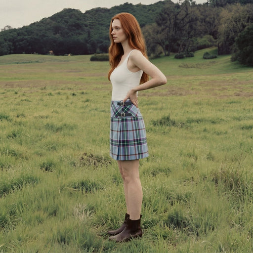 Ladies Tartan Billie Kilted Skirt - Heritage Of Scotland - World Peace Tartan