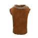 Ladies Toscano Sheepskin Gillet Whiskey/Brissa - Heritage Of Scotland - WHISKEY/BRISSA