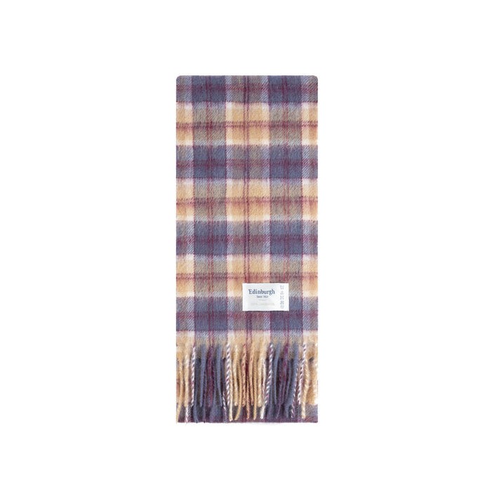 Lambswool Tartan Mini Scarf Bannockbane Navy - Heritage Of Scotland - BANNOCKBANE NAVY