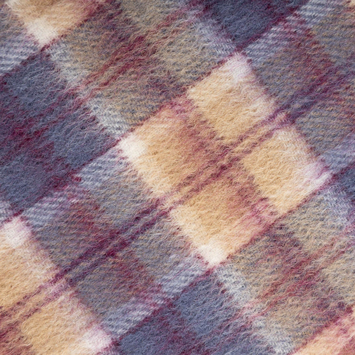 Lambswool Tartan Mini Scarf Bannockbane Navy - Heritage Of Scotland - BANNOCKBANE NAVY