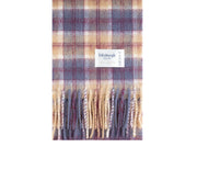Lambswool Tartan Mini Scarf Bannockbane Navy - Heritage Of Scotland - BANNOCKBANE NAVY
