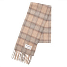 Lambswool Tartan Mini Scarf Mackellar Natural - Heritage Of Scotland -