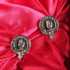 Lamont Clan Badge, Kilt Pin, Lapel Pin, Cufflinks, Keyring/Key Fob & Gift Set — Fine Pewter by Art Pewter — Made in Scotland (Shiny Finish) - Heritage Of Scotland - Cufflinks