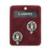 Lamont Clan Badge, Kilt Pin, Lapel Pin, Cufflinks, Keyring/Key Fob & Gift Set — Fine Pewter by Art Pewter — Made in Scotland (Shiny Finish) - Heritage Of Scotland - Cufflinks