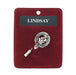 Lindsay Clan Badge, Kilt Pin, Lapel Pin, Cufflinks, Keyring/Key Fob & Gift Set — Fine Pewter by Art Pewter — Made in Scotland (Shiny Finish) - Heritage Of Scotland - Lapel Pin