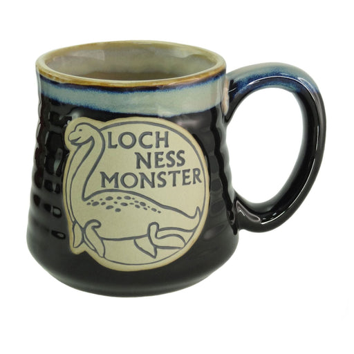 Loch Ness Monster Stoneware Mug – Scottish Novelty Gift - Heritage Of Scotland - Black